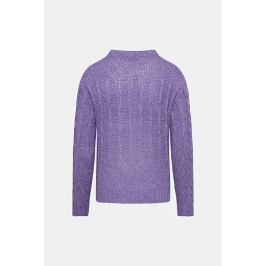 B.YOUNG Sweter z wełną - Fioletowy - Kobieta - 2XL(2XL) S (S) okazja Halfprice