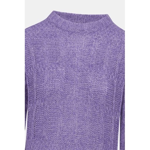 B.YOUNG Sweter z wełną - Fioletowy - Kobieta - 2XL(2XL) XL (XL) Halfprice okazja