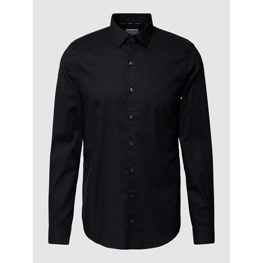Koszula biznesowa o kroju slim fit w jednolitym kolorze model ‘Bari’ 42 okazja Peek&Cloppenburg 
