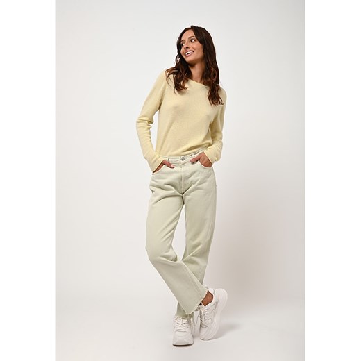 AUTHENTIC CASHMERE Kaszmirowy sweter "Criou" w kolorze żółtym L wyprzedaż Limango Polska
