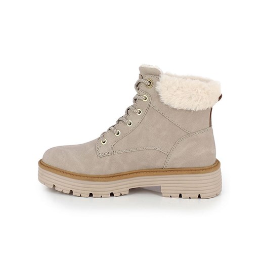 Kimberfeel Botki zimowe &quot;Emma&quot; w kolorze beżowym Kimberfeel 37 Limango Polska okazyjna cena