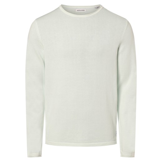 Jack & Jones Sweter męski Mężczyźni Bawełna miętowy jednolity Jack & Jones XL vangraaf