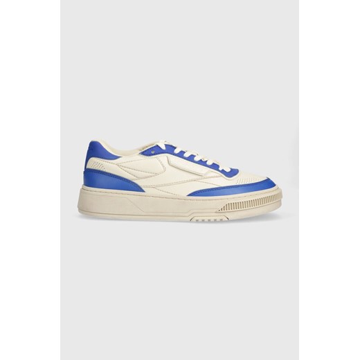 Reebok LTD sneakersy skórzane Club C Ltd kolor niebieski RMIA04DC99LEA0050140 ze sklepu PRM w kategorii Buty sportowe męskie - zdjęcie 168284726