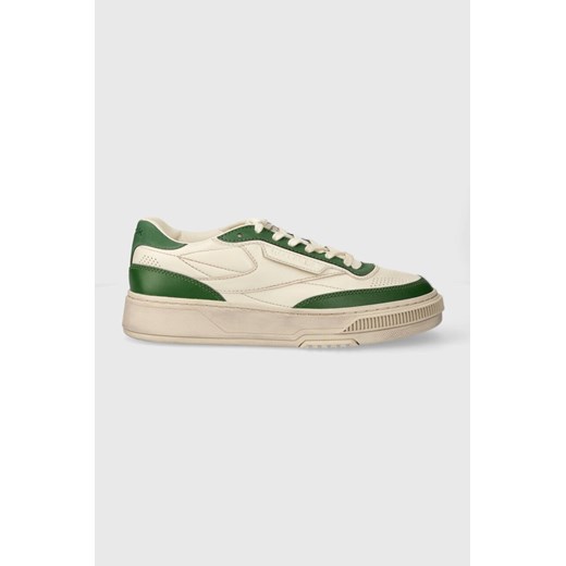Reebok LTD sneakersy Club C Ltd kolor zielony RMIA04DC99LEA0050155 ze sklepu PRM w kategorii Buty sportowe męskie - zdjęcie 168284728