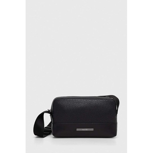 Calvin Klein saszetka kolor czarny ze sklepu ANSWEAR.com w kategorii Torby męskie - zdjęcie 168287147
