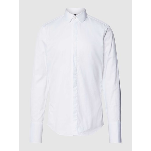 Koszula biznesowa o kroju slim fit z kołnierzykiem typu kent ze sklepu Peek&Cloppenburg  w kategorii Koszule męskie - zdjęcie 168287775