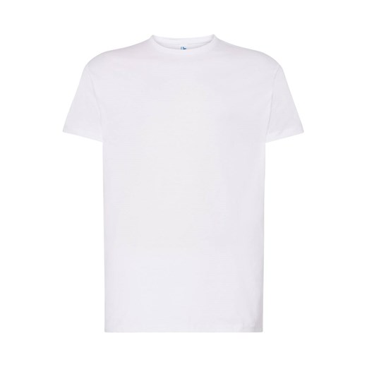 T-shirt męski JK Collection biały casualowy 