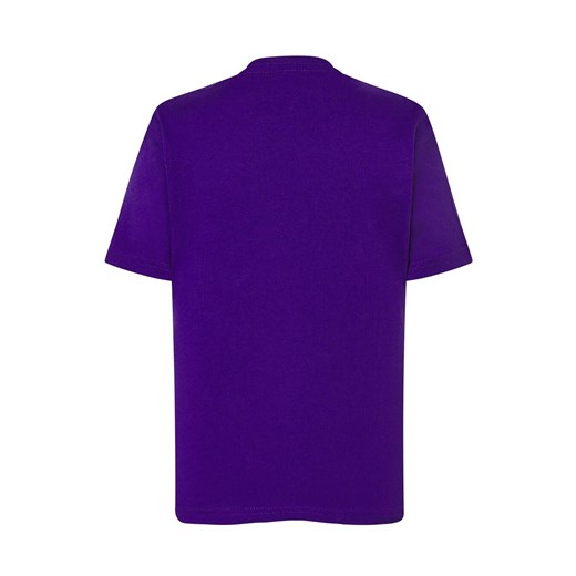 Fioletowy t-shirt męski JK Collection z krótkimi rękawami 