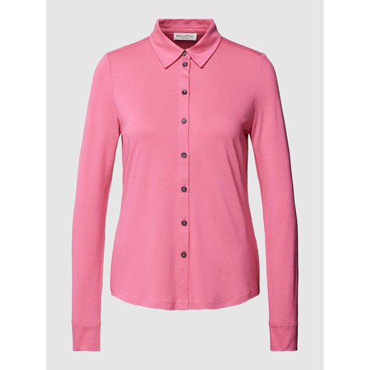 Bluzka w jednolitym kolorze ze sklepu Peek&Cloppenburg  w kategorii Koszule damskie - zdjęcie 168292217
