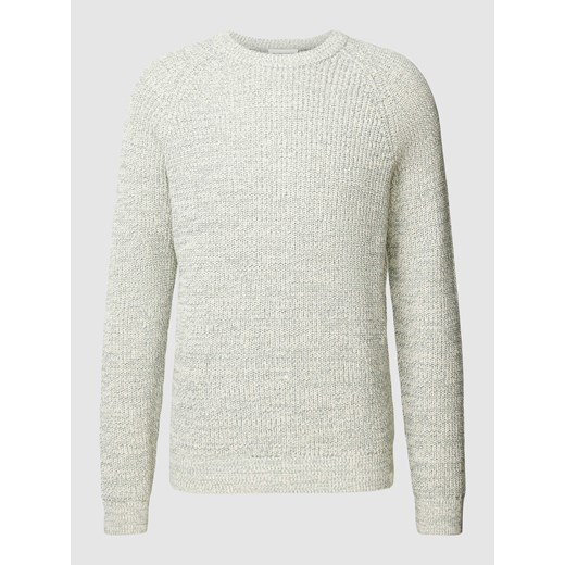 Sweter z dzianiny z wzorem warkocza ze sklepu Peek&Cloppenburg  w kategorii Swetry męskie - zdjęcie 168292247