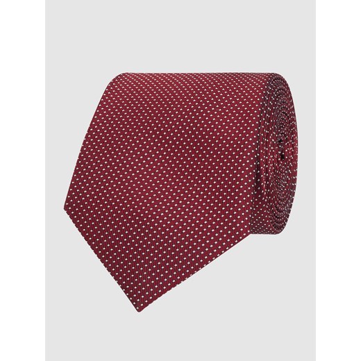 Krawat jedwabny ze wzorem na całej powierzchni ze sklepu Peek&Cloppenburg  w kategorii Krawaty - zdjęcie 168292377
