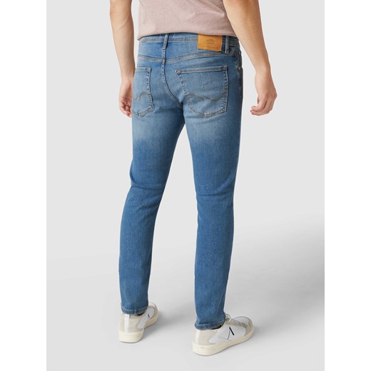 Jeansy w dekatyzowanym stylu o kroju slim fit z niskim stanem Jack & Jones 29/32 Peek&Cloppenburg 