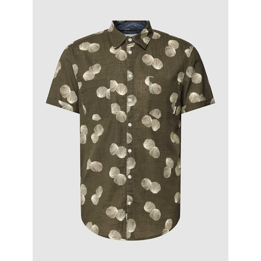 Koszula casualowa z kieszeniami na piersi model ‘SHELL’ ze sklepu Peek&Cloppenburg  w kategorii Koszule męskie - zdjęcie 168292448