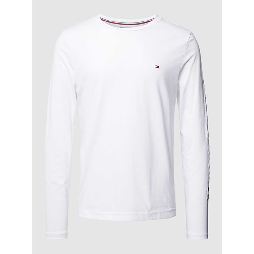Bluzka z długim rękawem z wyhaftowanym logo ze sklepu Peek&Cloppenburg  w kategorii T-shirty męskie - zdjęcie 168293207