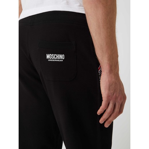 Spodnie dresowe z paskiem z logo M okazyjna cena Peek&Cloppenburg 