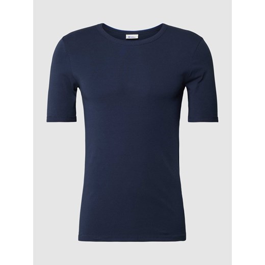 T-shirt z prążkowanym,okrągłym dekoltem model ‘REVIVAL’ ze sklepu Peek&Cloppenburg  w kategorii T-shirty męskie - zdjęcie 168293416