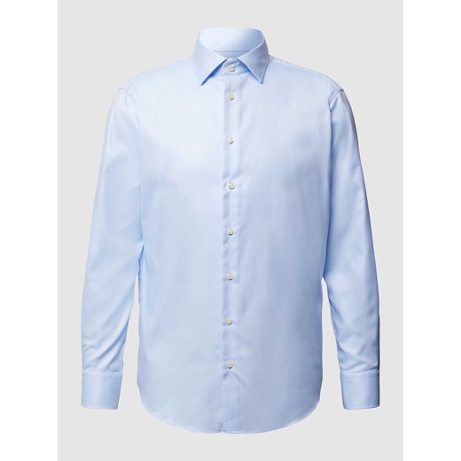 Koszula biznesowa o kroju regular fit z diagonalu ze sklepu Peek&Cloppenburg  w kategorii Koszule męskie - zdjęcie 168293576