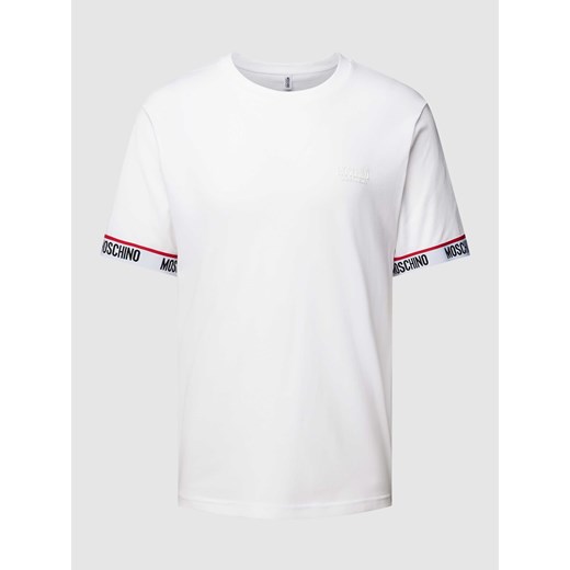 T-shirt z nadrukiem z logo XL promocyjna cena Peek&Cloppenburg 