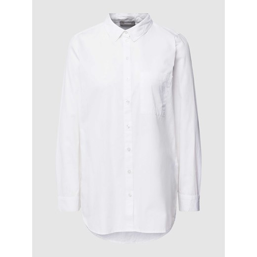 Bluzka z przedłużonym tyłem model ‘Popeline’ ze sklepu Peek&Cloppenburg  w kategorii Koszule damskie - zdjęcie 168293839