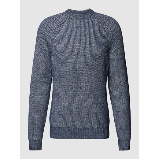 Sweter z dzianiny z efektem melanżu ze sklepu Peek&Cloppenburg  w kategorii Swetry męskie - zdjęcie 168293907