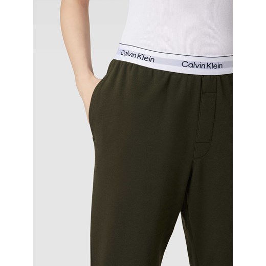 Spodnie dresowe z elastycznym paskiem z logo Calvin Klein Underwear M Peek&Cloppenburg  okazyjna cena