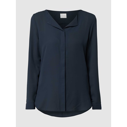 Bluzka z szyfonu z ukrytą listwą guzikową ze sklepu Peek&Cloppenburg  w kategorii Koszule damskie - zdjęcie 168294039