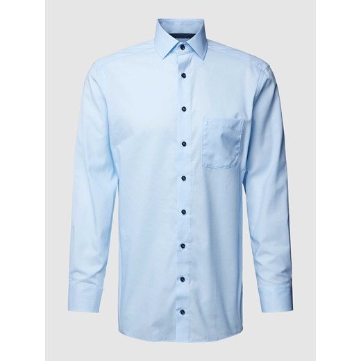 Koszula biznesowa o kroju modern fit z kołnierzykiem typu kent model ‘GLOBAL’ ze sklepu Peek&Cloppenburg  w kategorii Koszule męskie - zdjęcie 168294266