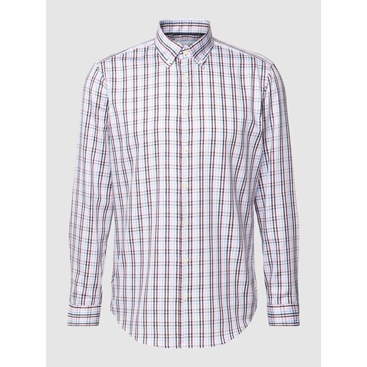 Koszula biznesowa o kroju regular fit w kratkę vichy ze sklepu Peek&Cloppenburg  w kategorii Koszule męskie - zdjęcie 168294416