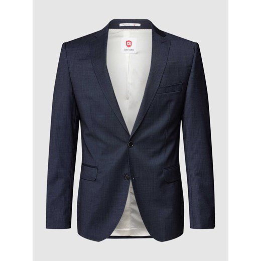 Marynarka na 2 guziki o kroju slim fit z ozdobnym detalem ze sklepu Peek&Cloppenburg  w kategorii Marynarki męskie - zdjęcie 168294457