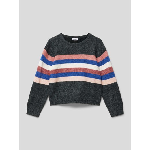 Sweter z dzianiny w paski ze sklepu Peek&Cloppenburg  w kategorii Swetry dziewczęce - zdjęcie 168294867