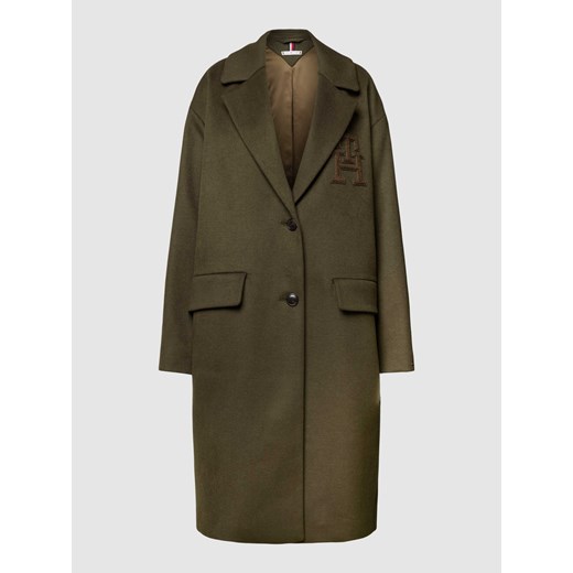 Płaszcz o kroju relaxed fit z kołnierzem z połami ze sklepu Peek&Cloppenburg  w kategorii Płaszcze damskie - zdjęcie 168295378