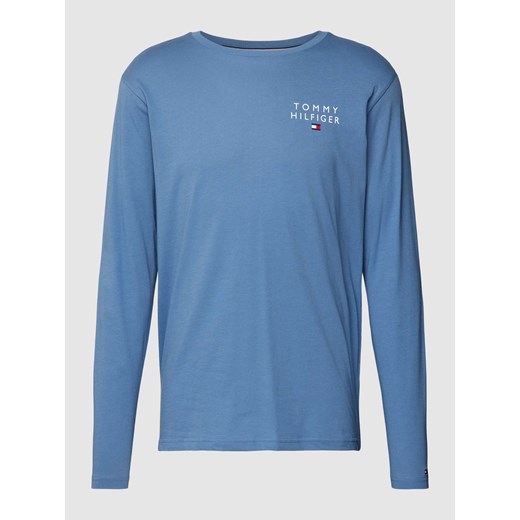 Bluzka z długim rękawem i nadrukiem z logo ze sklepu Peek&Cloppenburg  w kategorii T-shirty męskie - zdjęcie 168295429
