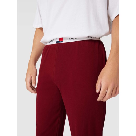 Spodnie dresowe z elastycznym paskiem z logo Tommy Jeans XL okazyjna cena Peek&Cloppenburg 