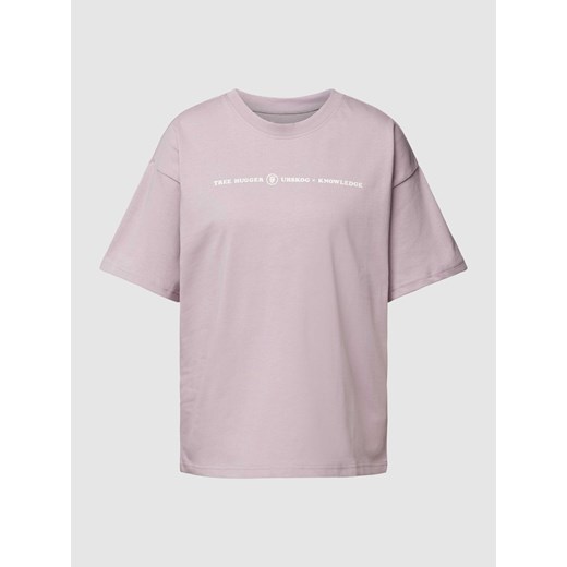 T-shirt o kroju oversized z nadrukiem z logo ze sklepu Peek&Cloppenburg  w kategorii Bluzki damskie - zdjęcie 168296085