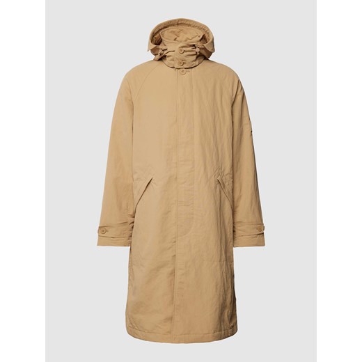 Płaszcz z kapturem model ‘TECH CARCOAT’ ze sklepu Peek&Cloppenburg  w kategorii Płaszcze męskie - zdjęcie 168296178