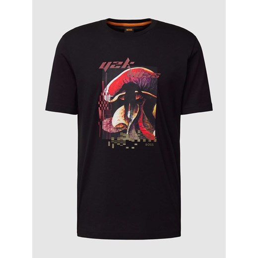 T-shirt z nadrukiem z motywem model ‘Mushroom’ ze sklepu Peek&Cloppenburg  w kategorii T-shirty męskie - zdjęcie 168296259