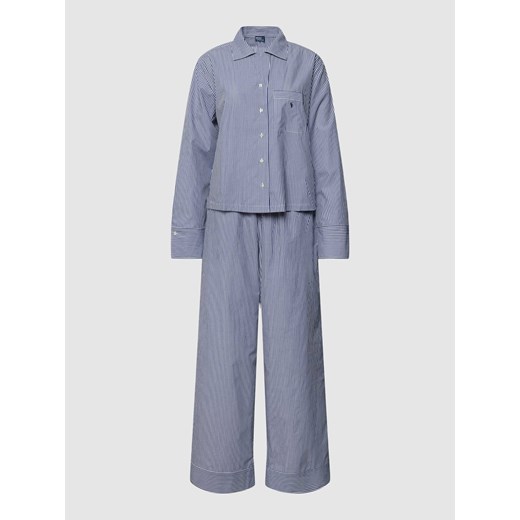 Piżama z wzorem w paski ze sklepu Peek&Cloppenburg  w kategorii Piżamy damskie - zdjęcie 168296345