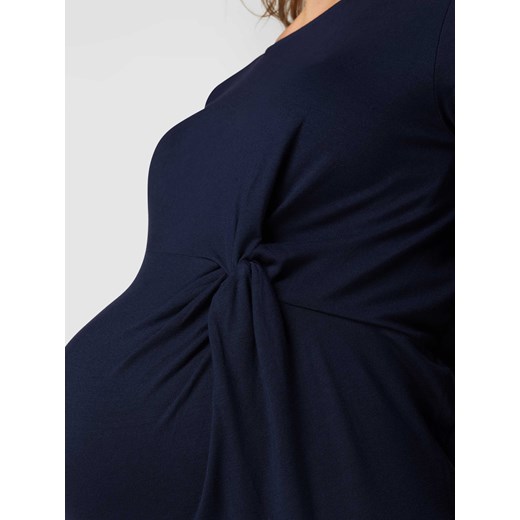 Bluzka ciążowa z długim rękawem i drapowaniem XS Peek&Cloppenburg  okazja
