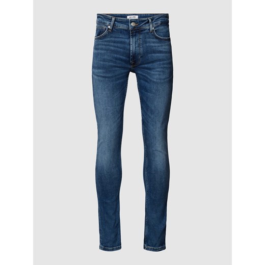 Jeansy o kroju slim fit z 5 kieszeniami model ‘WARP’ Only & Sons 36/32 Peek&Cloppenburg