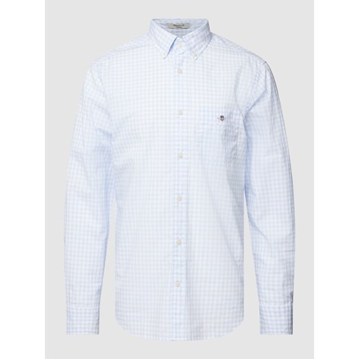 Koszula casualowa ze wzorem w kratkę ze sklepu Peek&Cloppenburg  w kategorii Koszule męskie - zdjęcie 168298807