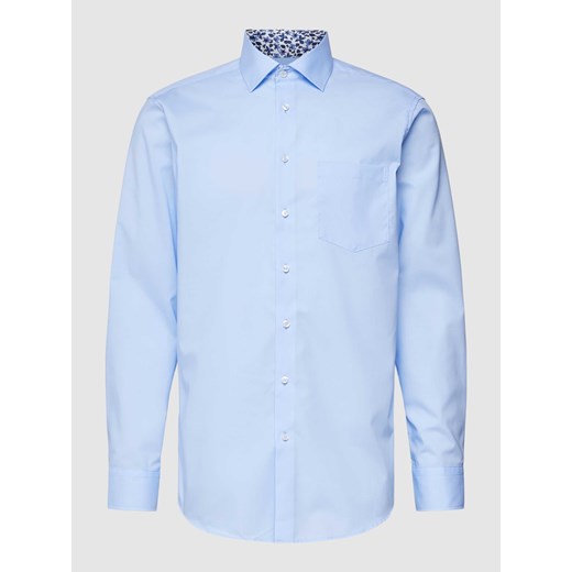 Koszula biznesowa o kroju regular fit z popeliny ze sklepu Peek&Cloppenburg  w kategorii Koszule męskie - zdjęcie 168299078