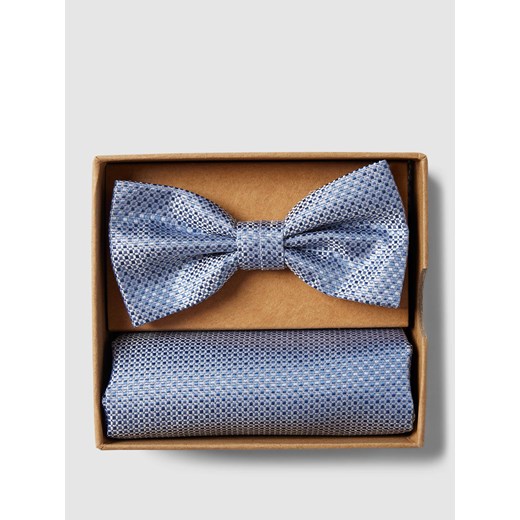 Mucha i poszetka z tkanym wzorem w zestawie Prince Bowtie One Size Peek&Cloppenburg 