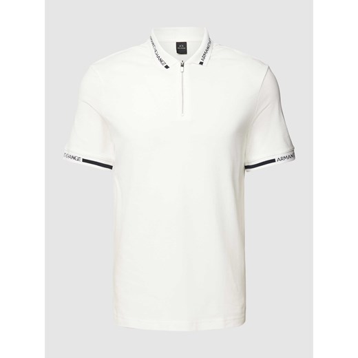 Koszulka polo z detalami z logo ze sklepu Peek&Cloppenburg  w kategorii T-shirty męskie - zdjęcie 168300039
