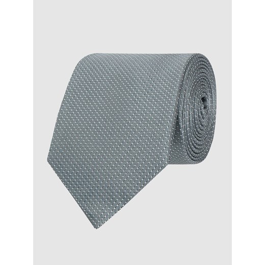 Krawat jedwabny ze wzorem na całej powierzchni ze sklepu Peek&Cloppenburg  w kategorii Krawaty - zdjęcie 168300137