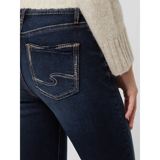 Jeansy o kroju curvy fit z dodatkiem streczu model ‘Avery’ Silver Jeans 31/31 Peek&Cloppenburg 