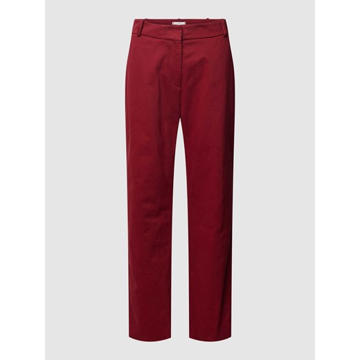 Spodnie materiałowe o kroju slim fit z wpuszczanymi kieszeniami w stylu francuskim ze sklepu Peek&Cloppenburg  w kategorii Spodnie damskie - zdjęcie 168301145