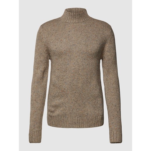 Sweter z dzianiny ze stójką model ‘NOLAN’ ze sklepu Peek&Cloppenburg  w kategorii Swetry męskie - zdjęcie 168301329