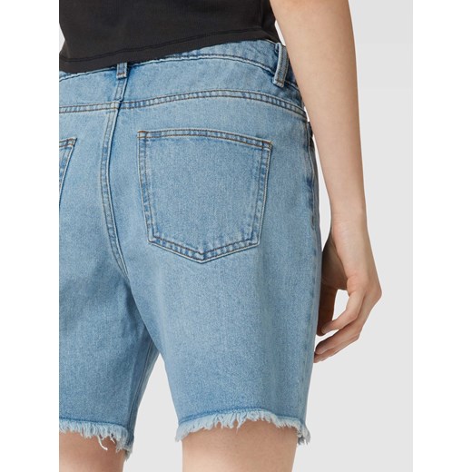 Szorty jeansowe z postrzępionymi zakończeniami nogawek model ‘SMILEY’ Noisy May XS wyprzedaż Peek&Cloppenburg 