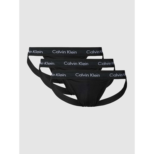 Jockstrapy z elastycznym paskiem z logo w zestawie 3 szt. ze sklepu Peek&Cloppenburg  w kategorii Majtki męskie - zdjęcie 168301688