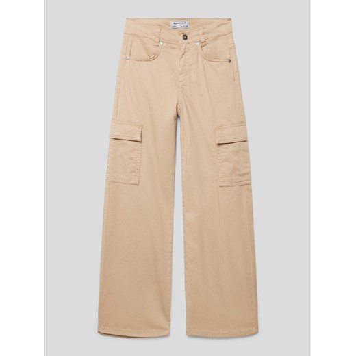 Spodnie materiałowe z nakładanymi kieszeniami ze sklepu Peek&Cloppenburg  w kategorii Spodnie dziewczęce - zdjęcie 168301716
